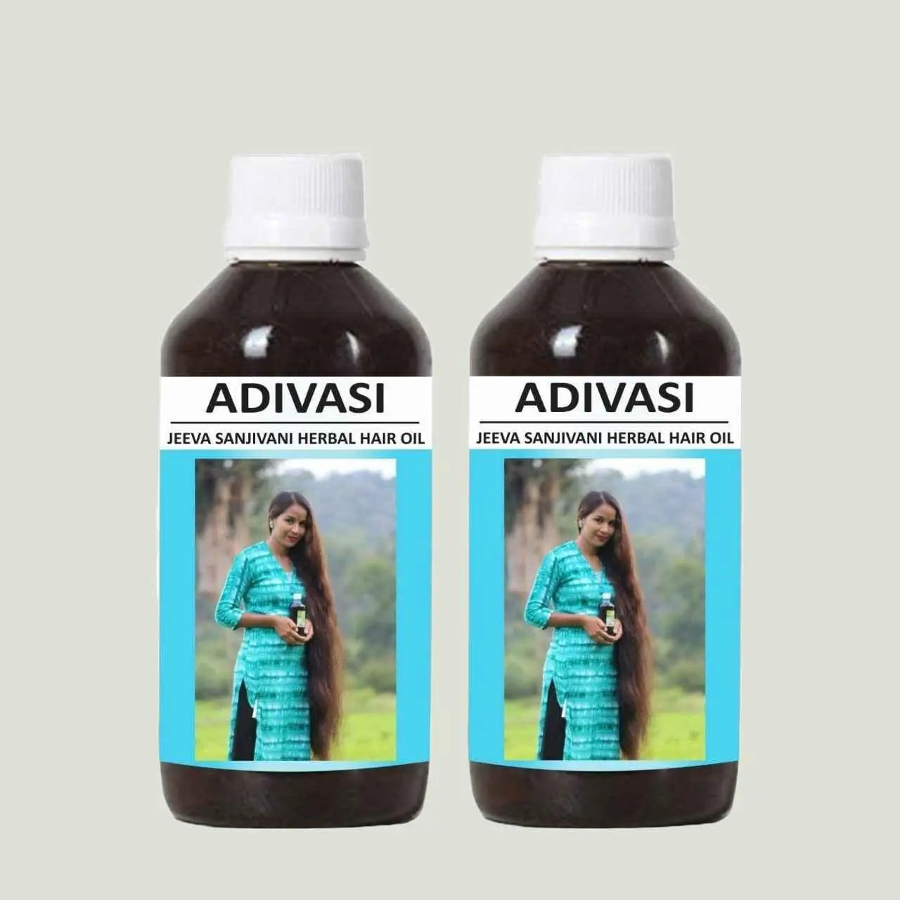 Adivasi Jeeva Sanjivani Herbal Hair Oil 125ml (Pack of 2) mkp0fp-jd