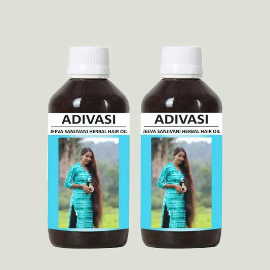 Adivasi Jeeva Sanjivani Herbal Hair Oil 125ml (Pack of 2) mkp0fp-jd