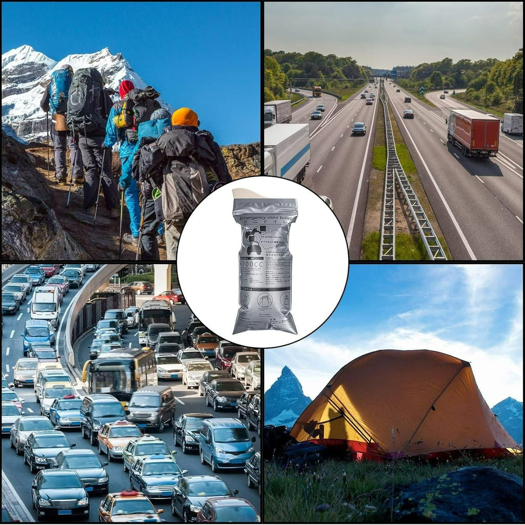 Emergency Mini Toilet-Urine Bag (Pack of 4) - Fectorect.com