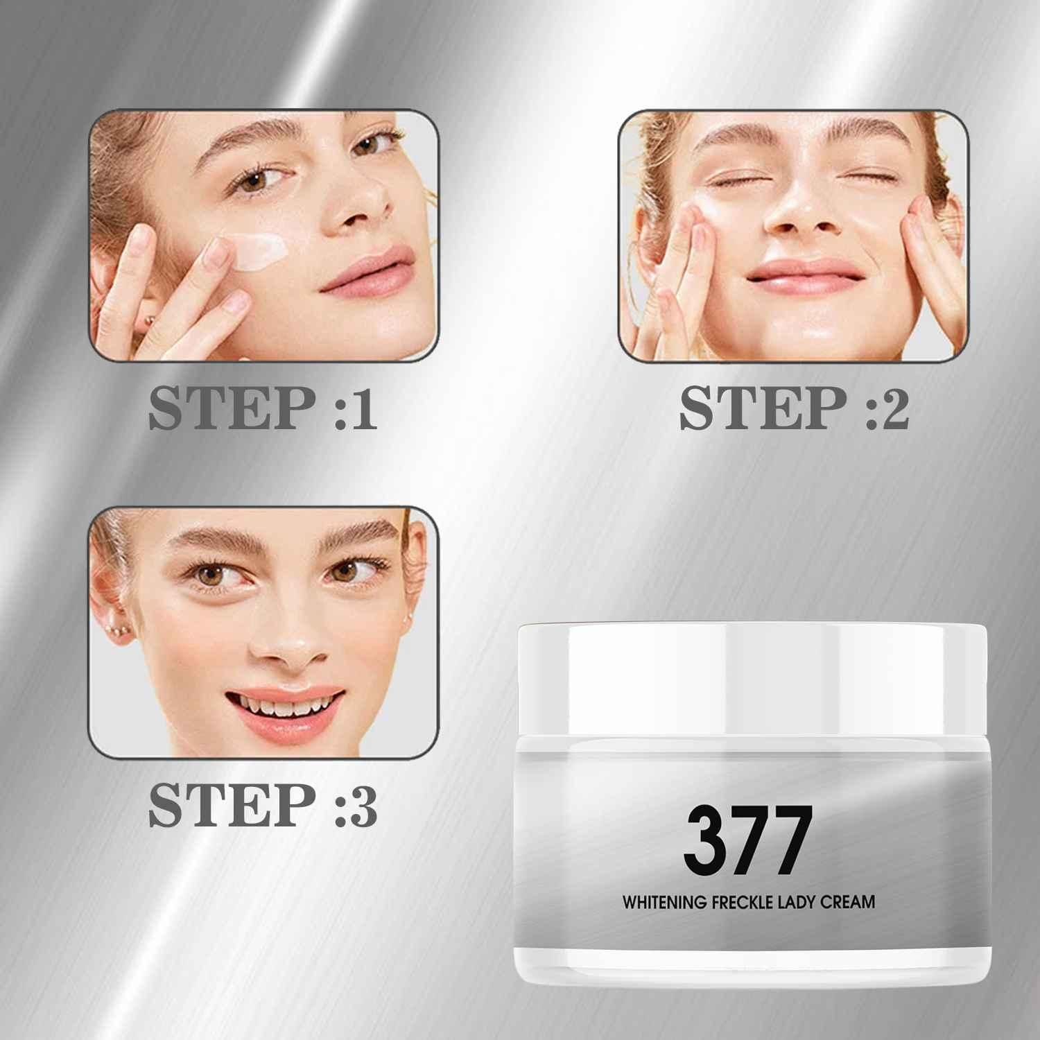 377 Whitening Freckle Lady Cream 100g (Pack of 2) - Fectorect.com