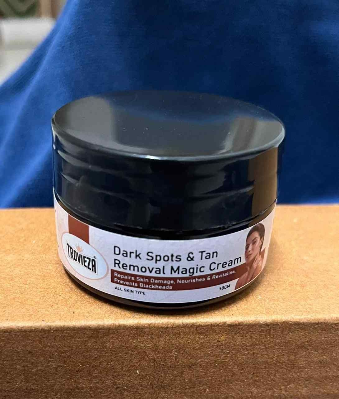 Trovieza Dark spots & Tan removal Magic cream For Face Lightening, Nourishes & Revitalize, prevents blackheads, All skin type, 50gm - Fectorect.com