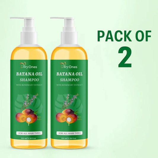 TryOnes BATANA OIL SHAMPOO with Rosemary Extract (Pack of 2) mkp0fp-jd