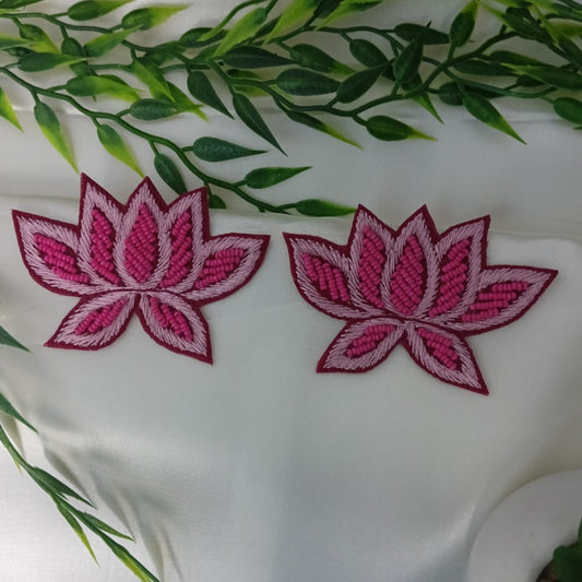 Lotus Charm Handmade Earrings